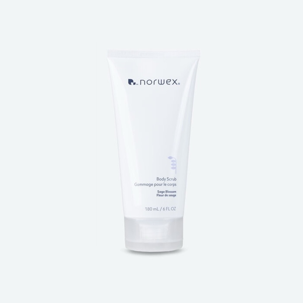 Norwex - Sage Blossom - Body Scrub - 6 fl oz Exfoliator, Clean Beauty